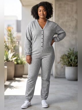 Madewell Gray Jumpsuit - XL